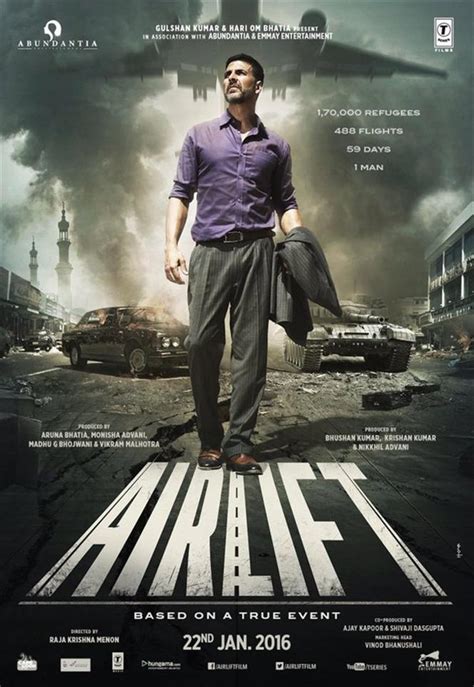 First Poster Of Akshay Kumar In Airlift Hindi Movie Music Reviews And News