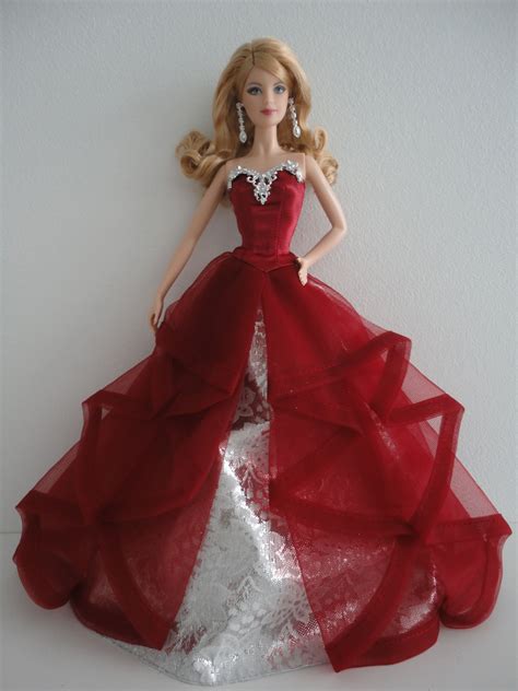 Barbie Gowns Barbie Dress Barbie Girl Doll Dress Holiday Barbie Dolls Christmas Barbie