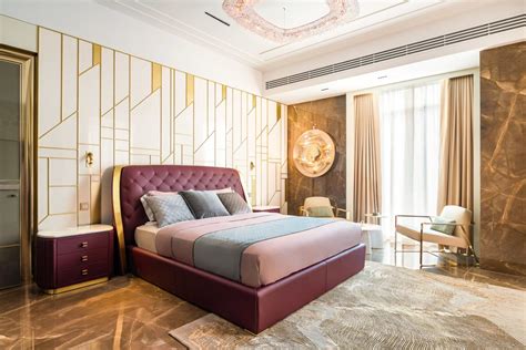 Oeno In A Luxury Bedroom In Dubai Manooi Crystal Chandeliers