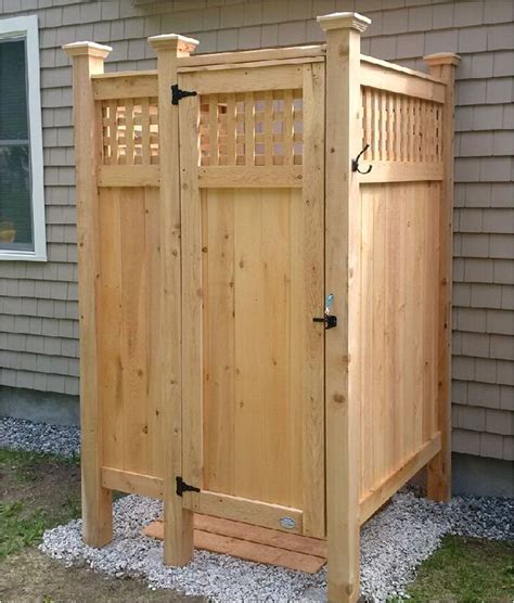 Outdoor Shower Enclosure Kits Cape Cod Adinaporter