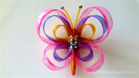 Diy Crafts Decorations Butterfly From Plastic Bottles
