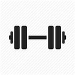 Dumbbell Icon Barbell Weight Strength Fitness Exercise