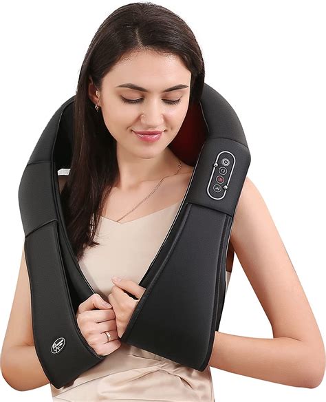 Careboda Shiatsu Neck And Back Massager With Soothing Heat Electric Shoulder