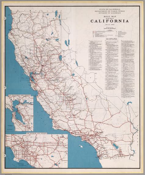 California State Highways Map Park Boston Zone Map