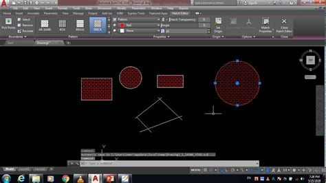 Autocad Lecture 18 Hatch And Gradient In Dari Youtube