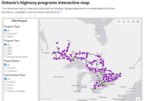 Ontario launches online tool for viewing highway improvements