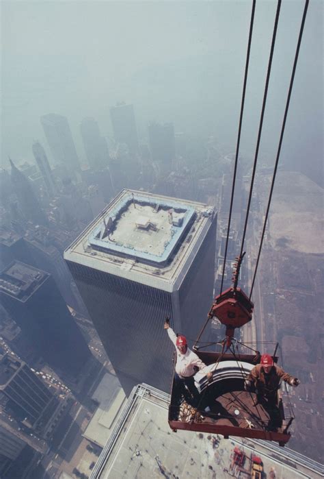 Amazing Photographs Of Construction Workers Installing The Antenna On