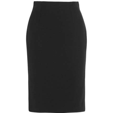 Alexander Mcqueen Crepe Pencil Skirt Knee Length Skirt Pencil High