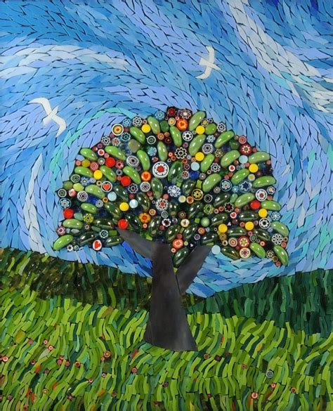 Tree Of Life Mosaic Patterns Mosaic Art