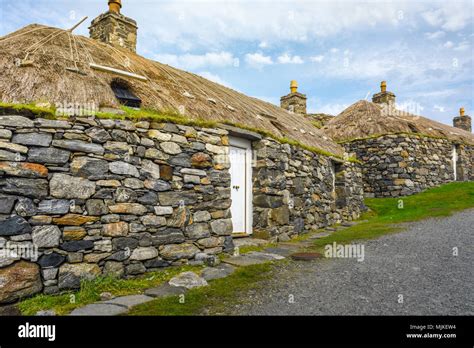 Gearrannan Blackhouse Village Museum At Harris And Lewis Island Outer