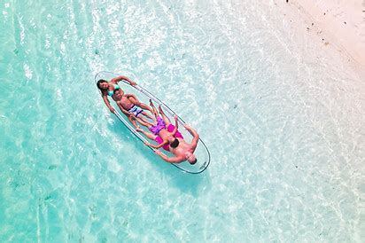 Clear Kayak Drone Photoshoot Turks Ventures Turks Caicos Islands