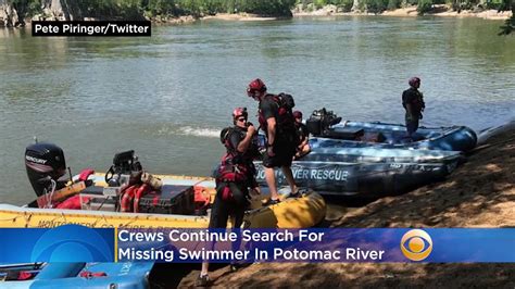 Crews Continue To Search For Missing Swimmer In Potomac River Near