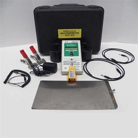 Static Solutions Rt 1000 Ohm Stat Digital Megohmeter Test Kit Surface