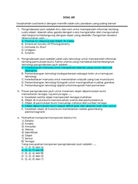 Latihan Soal Pj Dan Sig Pdf