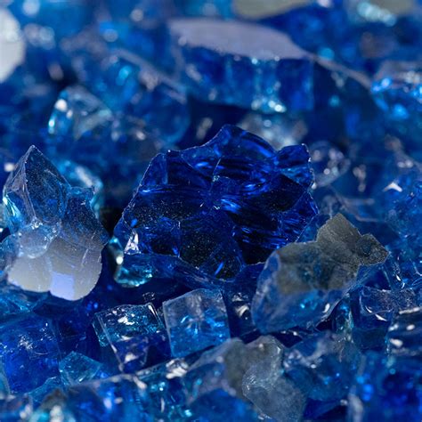 Sapphire Blue Fire Glass Sapphire Blue Fire Pit Glass