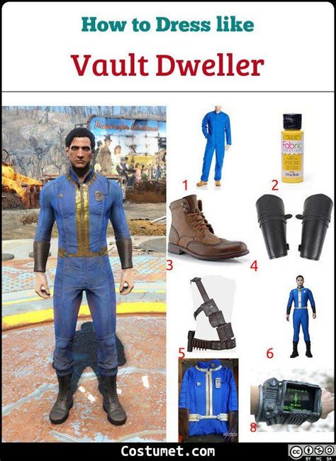Vault Dweller Jumpsuit Fallout Costume For Cosplay And Halloween 2023