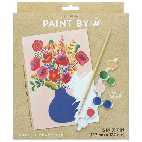 Dimensions® Paintworks™ Floral Paint By Number Kit Paint By Number