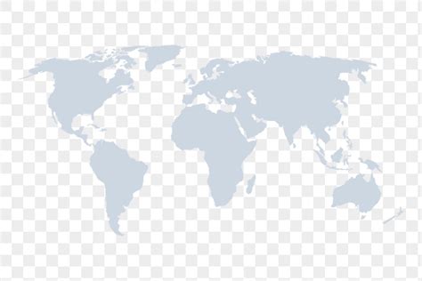 World Map Png Sticker Geography Free Png Rawpixel