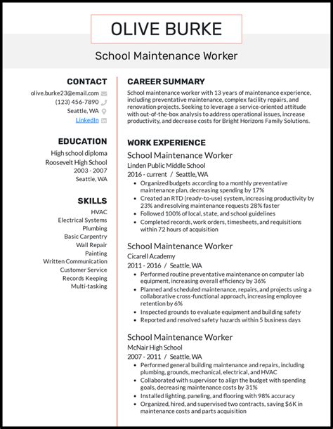 7 Maintenance Worker Resume Examples That Work In 2023