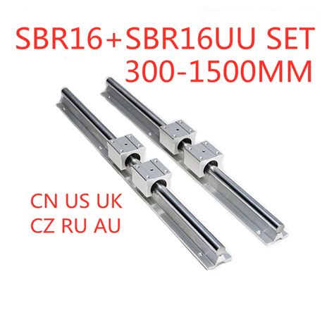 Linear Actuators Business And Industrial Sbr16 600 Mm 2 X Linear Rail 4 X