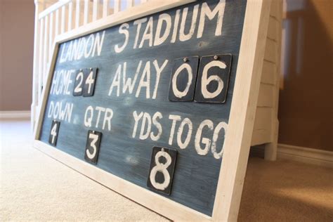 Diy Vintage Scoreboard Just Like Playing House