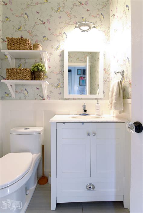 Paint the room a bright color for a fun, surprising look. Small Bathroom Organization Ideas