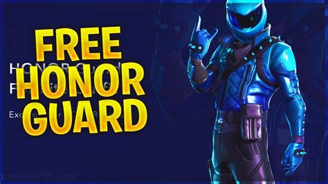 How To Get The New Honor Guard Skin Free In Fortnite Youtube