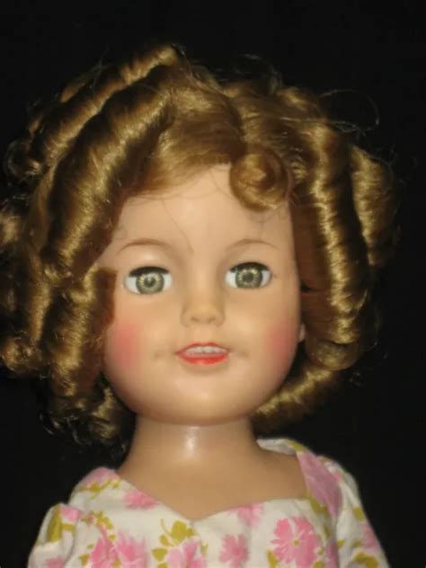 Vintage 1950s Ideal Shirley Temple Doll 17 Vinyl St 17 1 Open