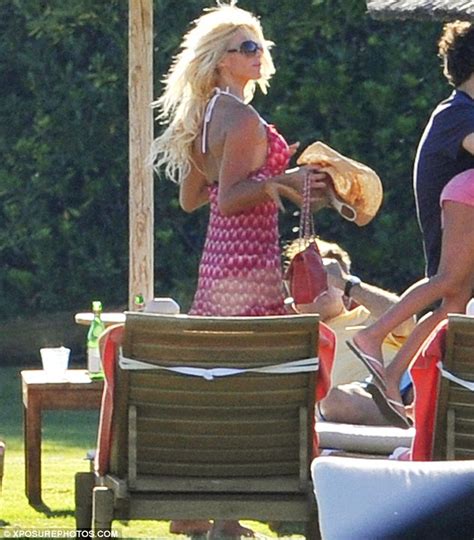 Victoria Silvstedt Shows Off Her Figure In Array Of Bikinis Whilst