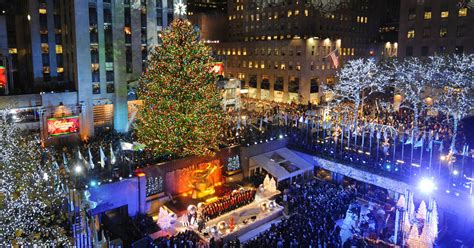 The Rockefeller Center Christmas tree lights up  CBS News