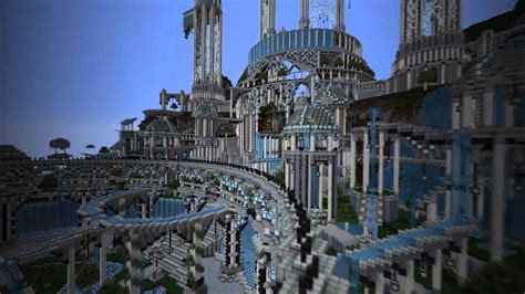 Minecraft Cinematic The City Of Adamantis Youtube