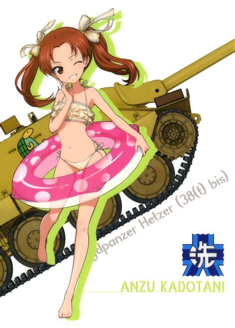 Kadotani Anzu Girls Und Panzer And 1 More Danbooru