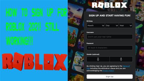 How To Sign Up For Roblox Still Working Insanely Easy Youtube