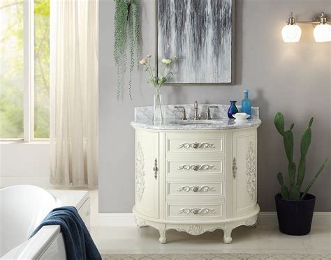 Free shipping on orders of $50 or more Antique Style 42" Collection White Bathroom Vanity