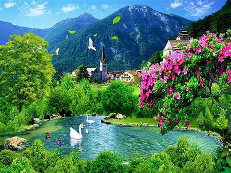 1920x1080px 1080p Free Download Village In Paradise Bonito