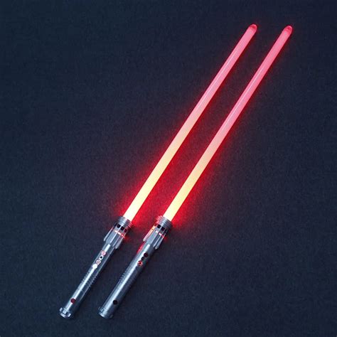 Darth Maul Stripe Led Lightsaber Double Handle 2 Blades With One