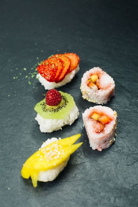 Frushi Recipe Sweet Sushi Fruit Sushi Dessert Sushi