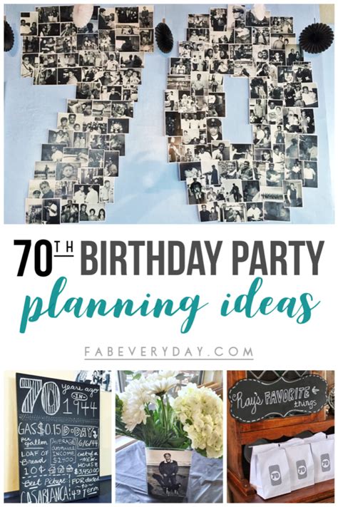 Easy 70th Birthday Party Ideas Planning My Dads Milestone Birthday