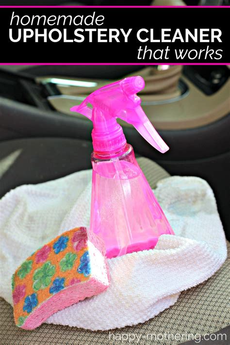 Diy Upholstery Cleaner Happy Mothering