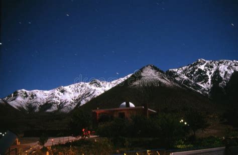 Moonlight Mountains Stock Image Image Of Exposure Stars 12451795