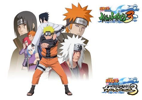 Naruto Shippuden Ultimate Ninja Heroes 3 Render By Maxiuchiha22 On