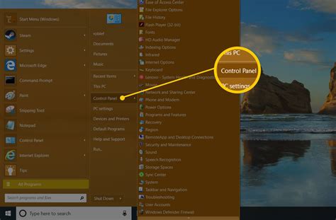 You can use control panel to change settings for windows. How to Open Control Panel (Windows 10, 8, 7, Vista, XP)