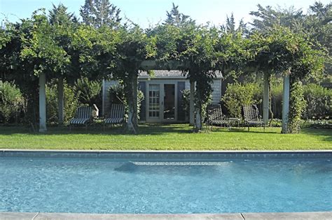 Bridgehampton Pool House And Arbor Eclectic Garden New York By