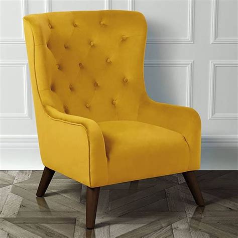 Image Result For Yellow Tufted Chair Comfortable Living Room Chairs