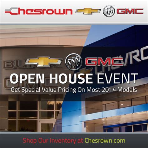 News Around Chesrown Chesrowns Chevrolet Buick Gmc Open House Event