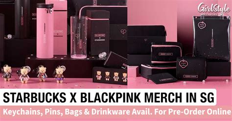 Starbucks X Blackpink Merchandise Pre Order Online In Singapore
