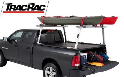 A simple, convenient kit for carrying a kayak on car top. F-150 TracRac G2 Truck Rack | Cars, boats, cycles ...