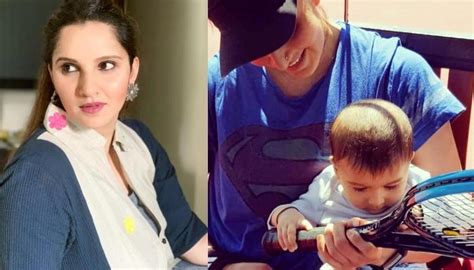 Sania Mirza Shares An Adorable Picture With Her Son Izhaan Mirza Malik From The Tennis Court