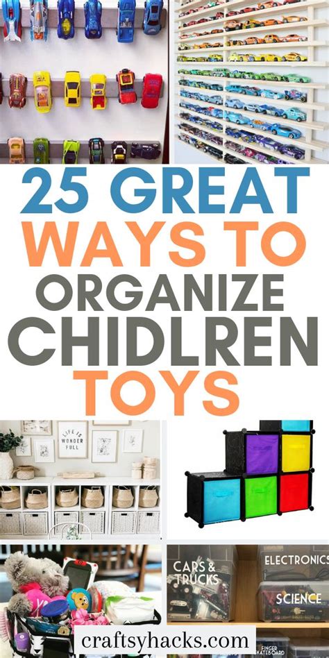 25 Ways To Organize Children Toys Kids Room Organization Kids Toy