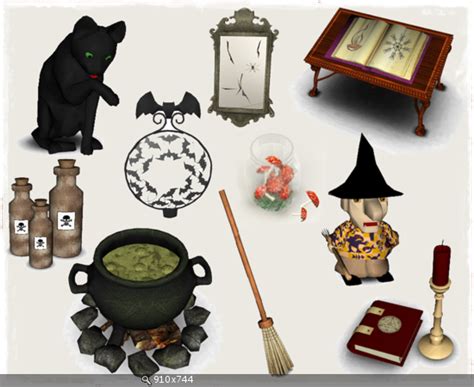 My Sims 3 Blog New Halloween Decor By Helen